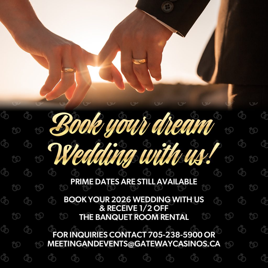Book your dream wedding with us!